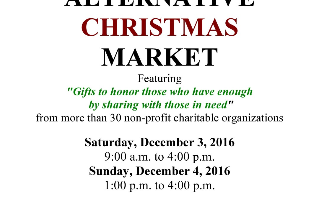 30th Annual Alternative Christmas Market